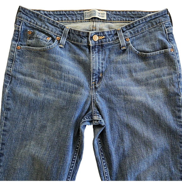 Levis Jeans Womens 12 Low Rise Bootcut Stretch Signature Denim Casual Boho Y2K - Picture 8 of 11